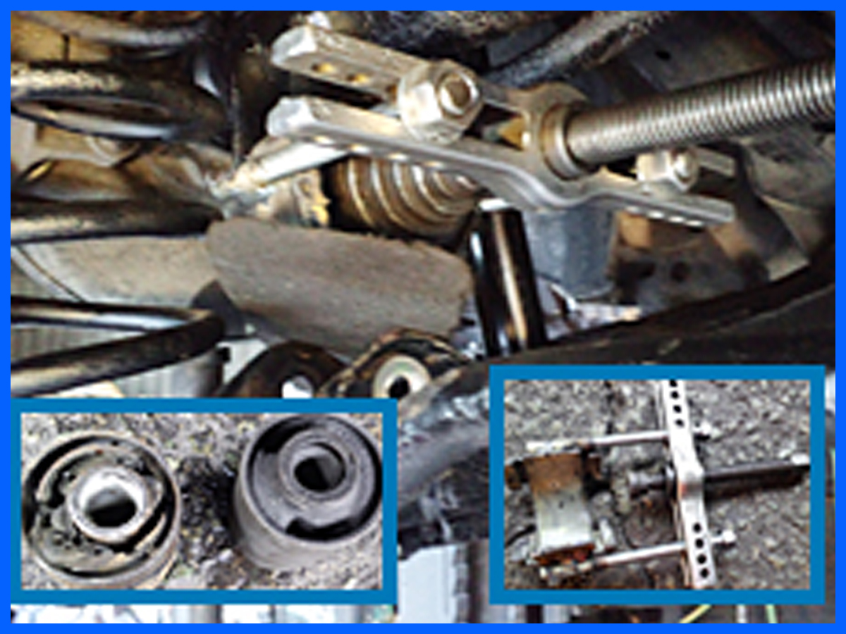 足回りのブッシュ交換