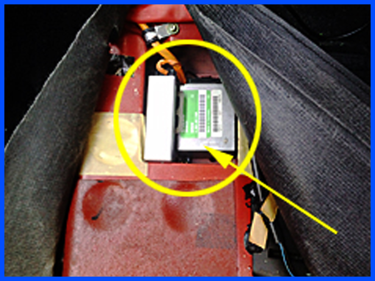 エアバッグのエラー表示