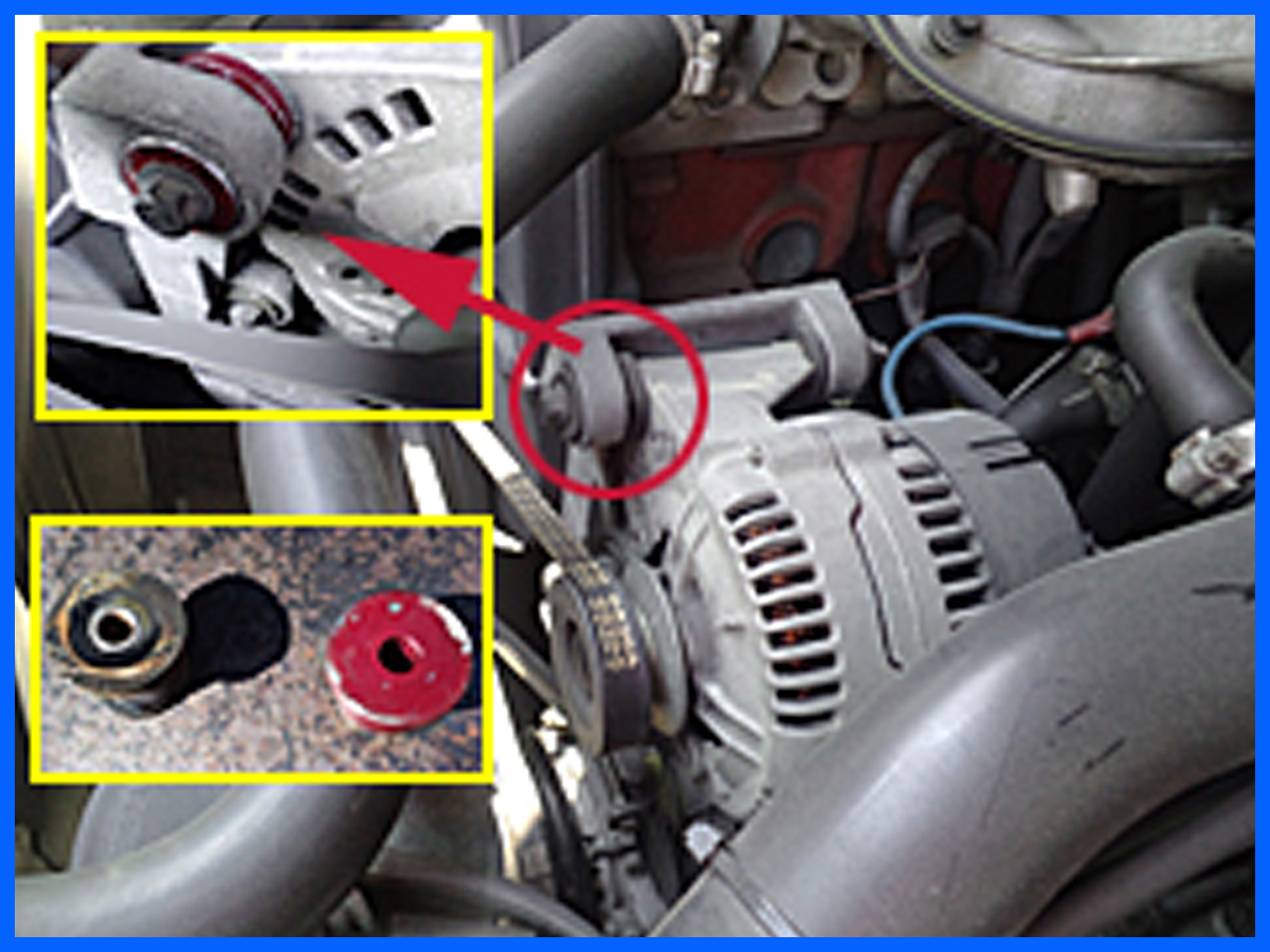 発電機の自作ブッシュ