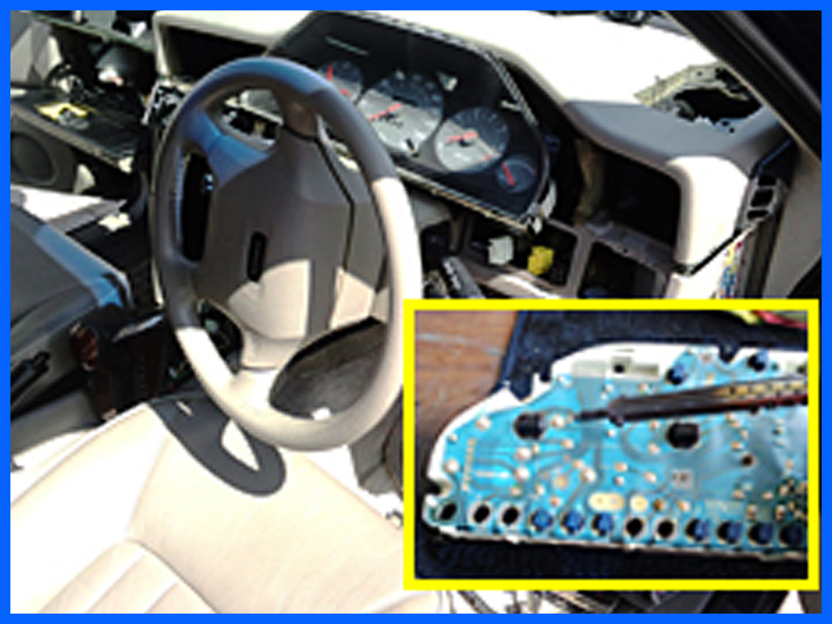 メーター照明の修理