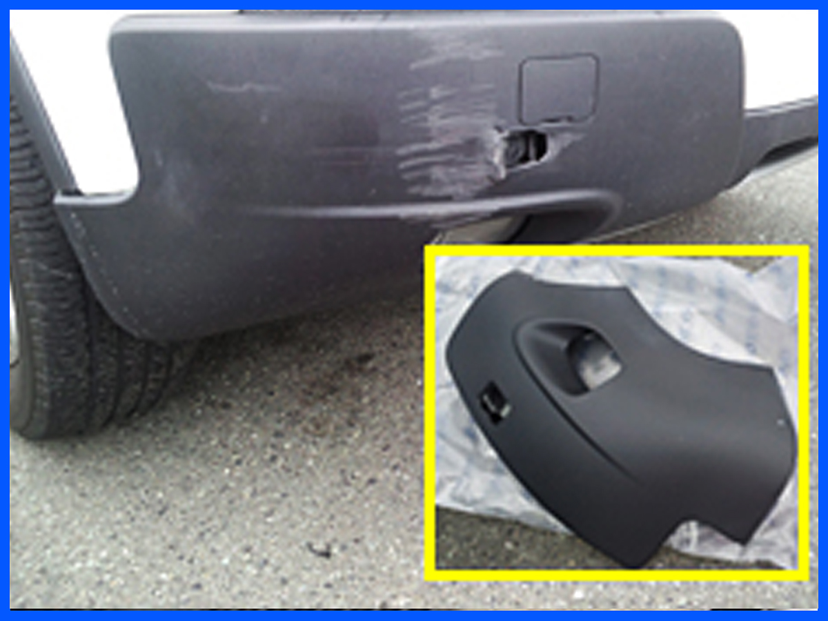 バンパー右だけの交換