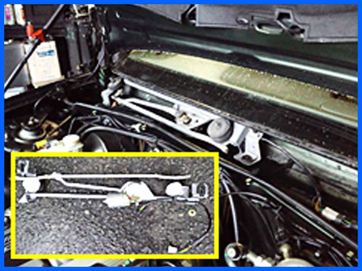 ワイパーアームの故障